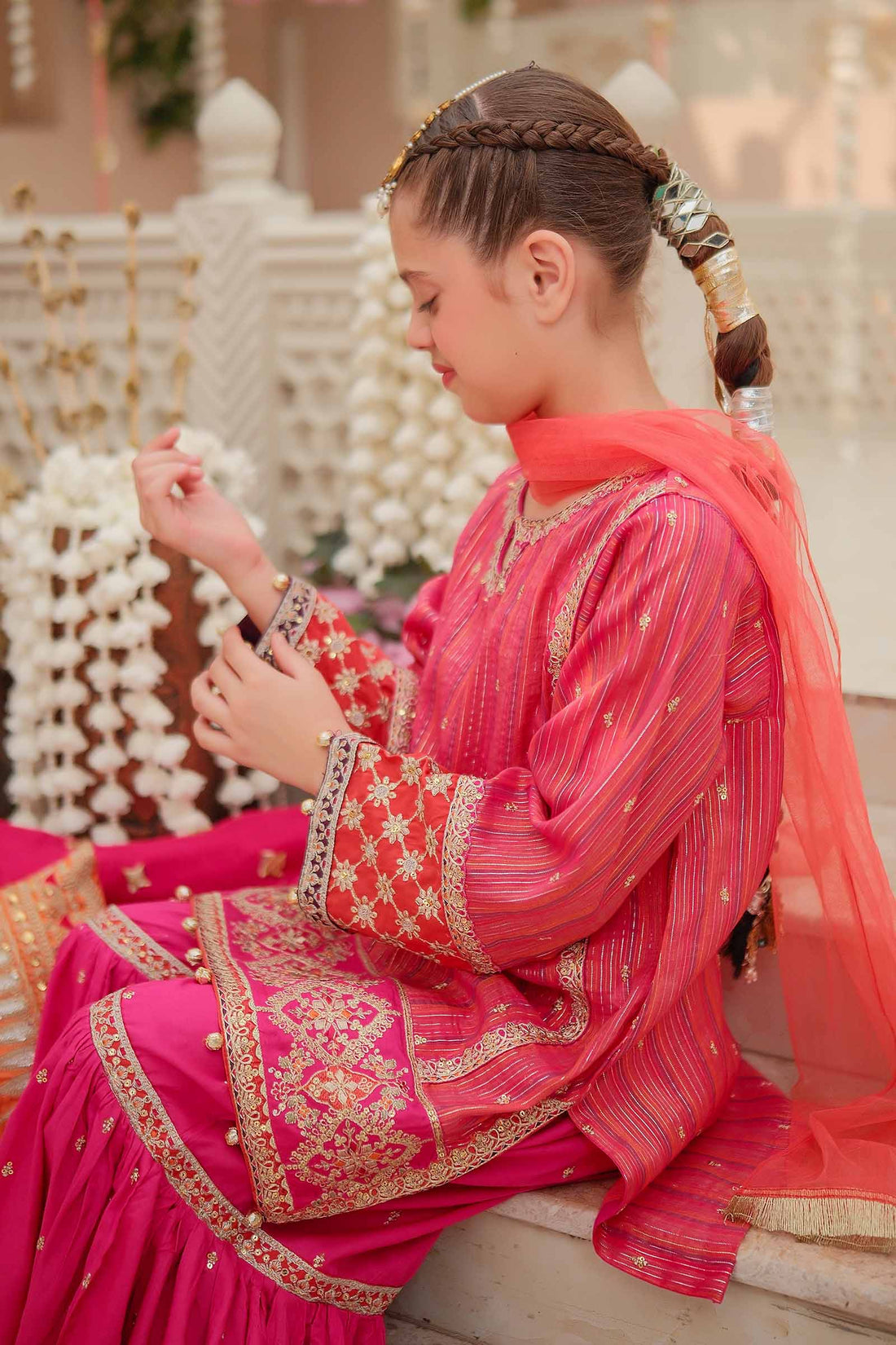 Maria B | 3 Piece Embroidered Suit | MKD-W24-11 - by - Libasekhas UK - Registered Vendor of : Maria B - 100% Original Designer Dresss