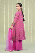Maria B | 3 Piece Printed Linen Suit | MKD-W24-16 - by - Libasekhas UK - Registered Vendor of : Maria B - 100% Original Designer Dresss