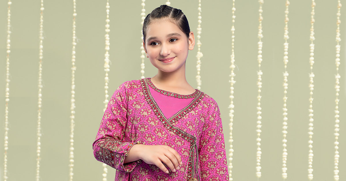 Maria B | 3 Piece Printed Linen Suit | MKD-W24-16 - by - Libasekhas UK - Registered Vendor of : Maria B - 100% Original Designer Dresss