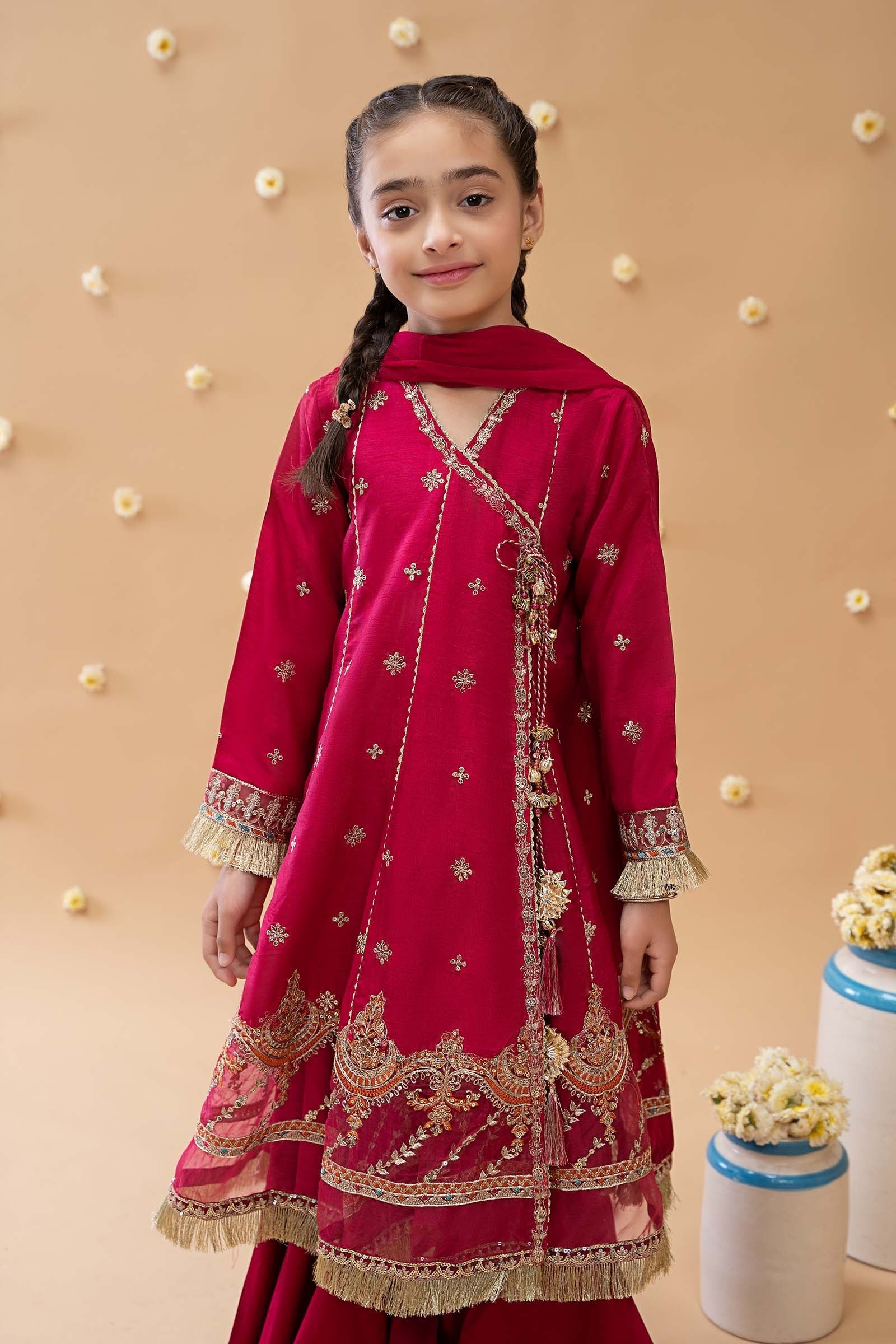 Maria B | 3 Piece Embroidered Suit | MKS-EA23-01R1 - by - Libasekhas UK - Registered Vendor of : Maria B - 100% Original Designer Dresss