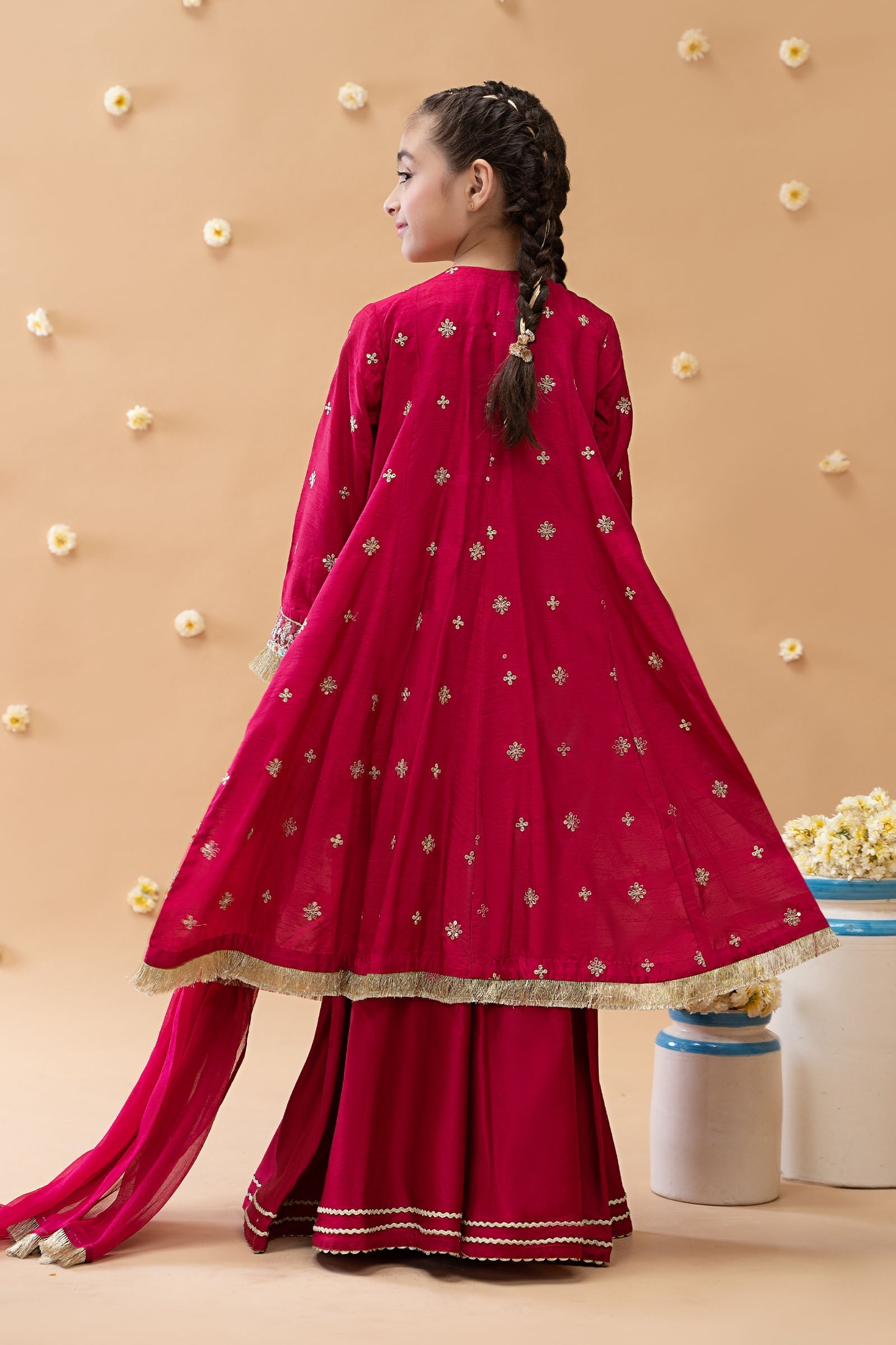 Maria B | 3 Piece Embroidered Suit | MKS-EA23-01R1 - by - Libasekhas UK - Registered Vendor of : Maria B - 100% Original Designer Dresss