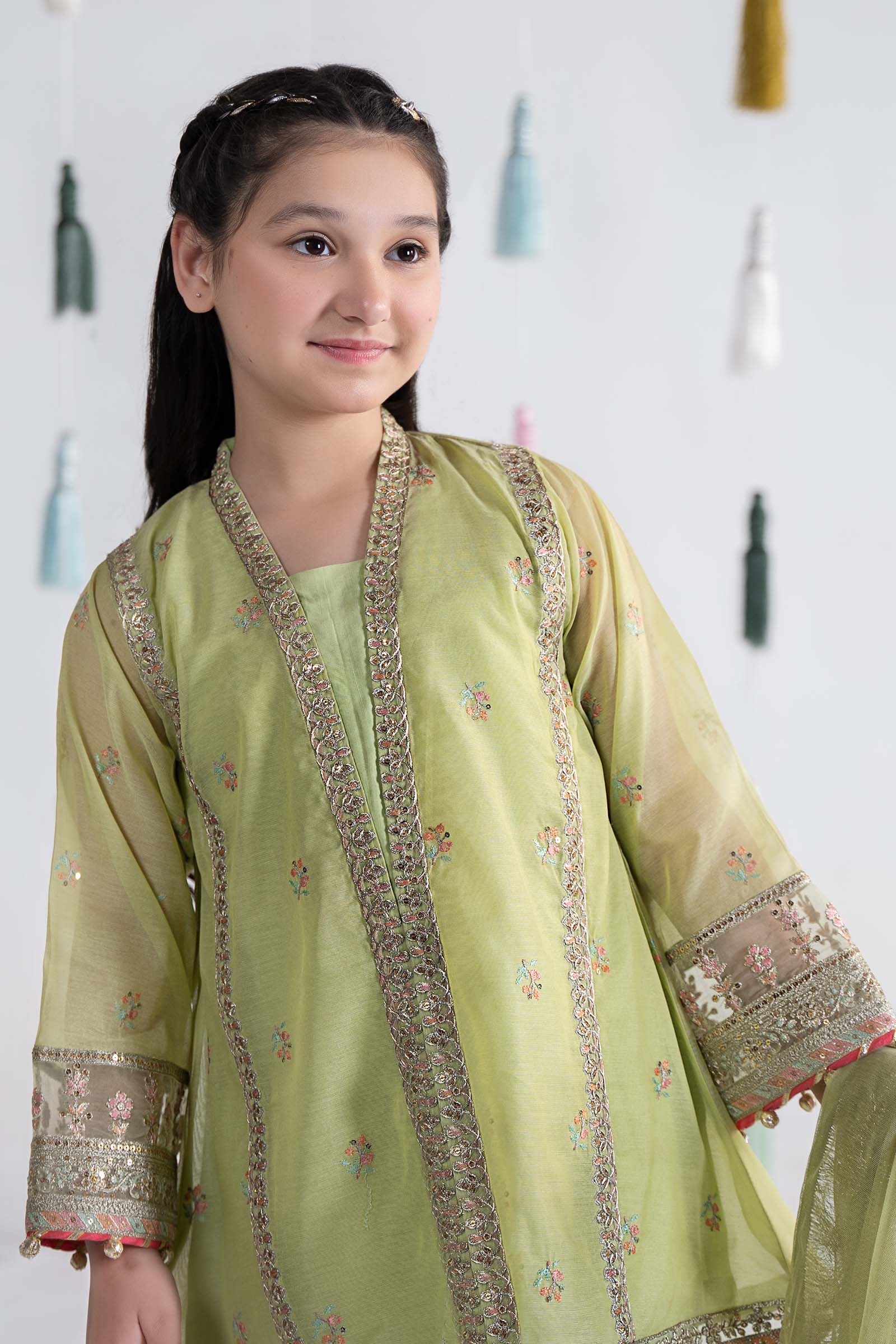 Maria B | 3 Piece Embroidered Paper Cotton Suit | MKS-EA24-04 - by - Libasekhas UK - Registered Vendor of : Maria B - 100% Original Designer Dresss