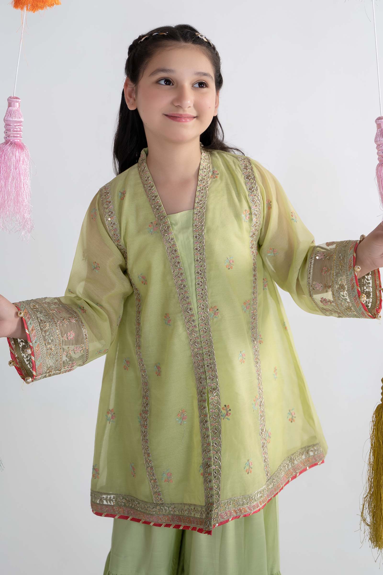 Maria B | 3 Piece Embroidered Paper Cotton Suit | MKS-EA24-04 - by - Libasekhas UK - Registered Vendor of : Maria B - 100% Original Designer Dresss