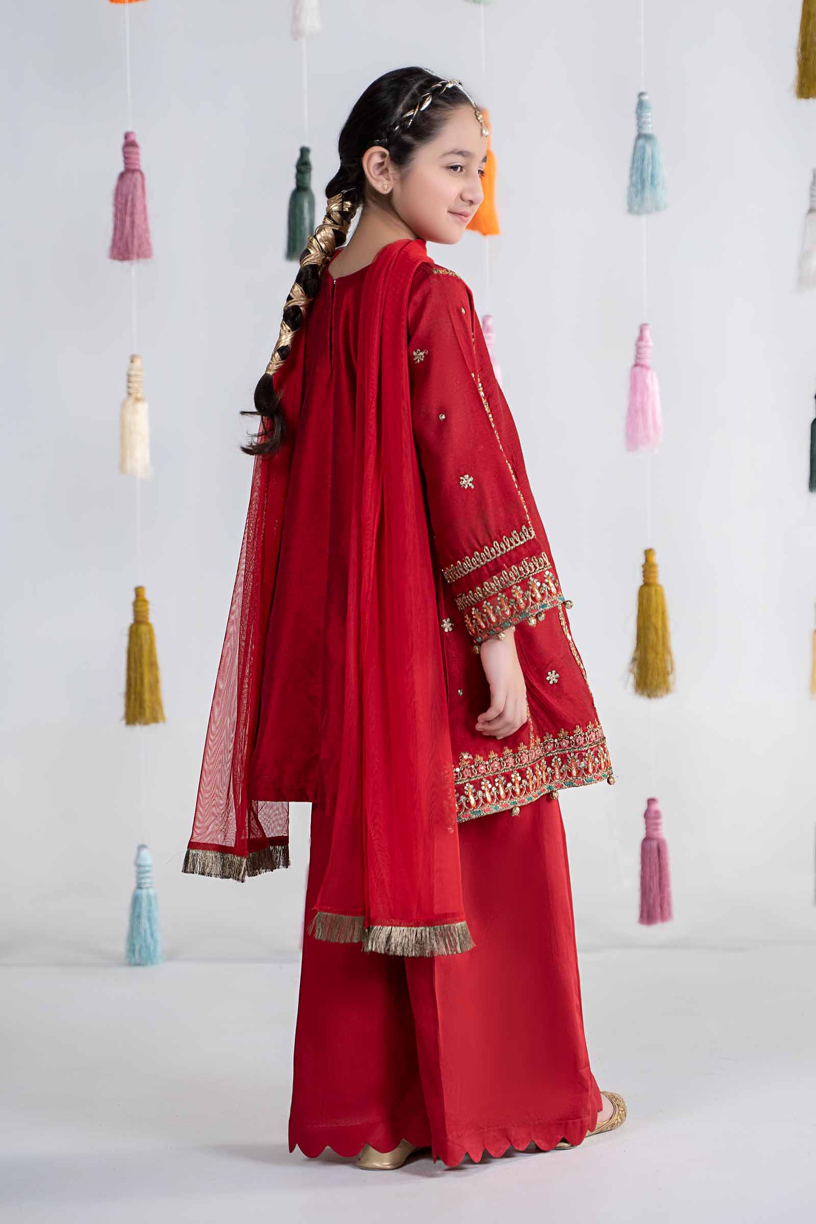Maria B | 3 Piece Embroidered Yarn Dyed Suit | MKS-EA24-19 - by - Libasekhas UK - Registered Vendor of : Maria B - 100% Original Designer Dresss