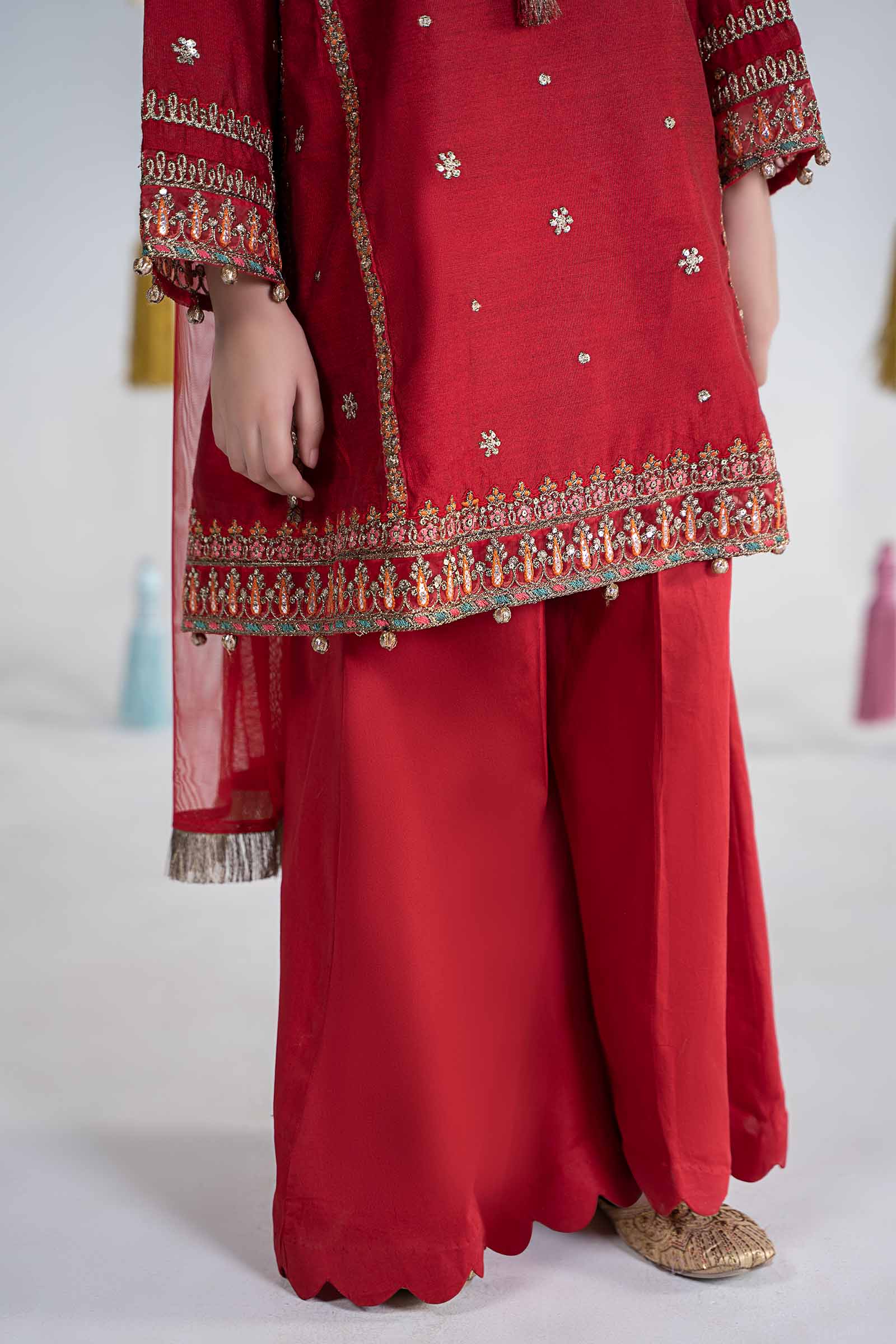 Maria B | 3 Piece Embroidered Yarn Dyed Suit | MKS-EA24-19 - by - Libasekhas UK - Registered Vendor of : Maria B - 100% Original Designer Dresss