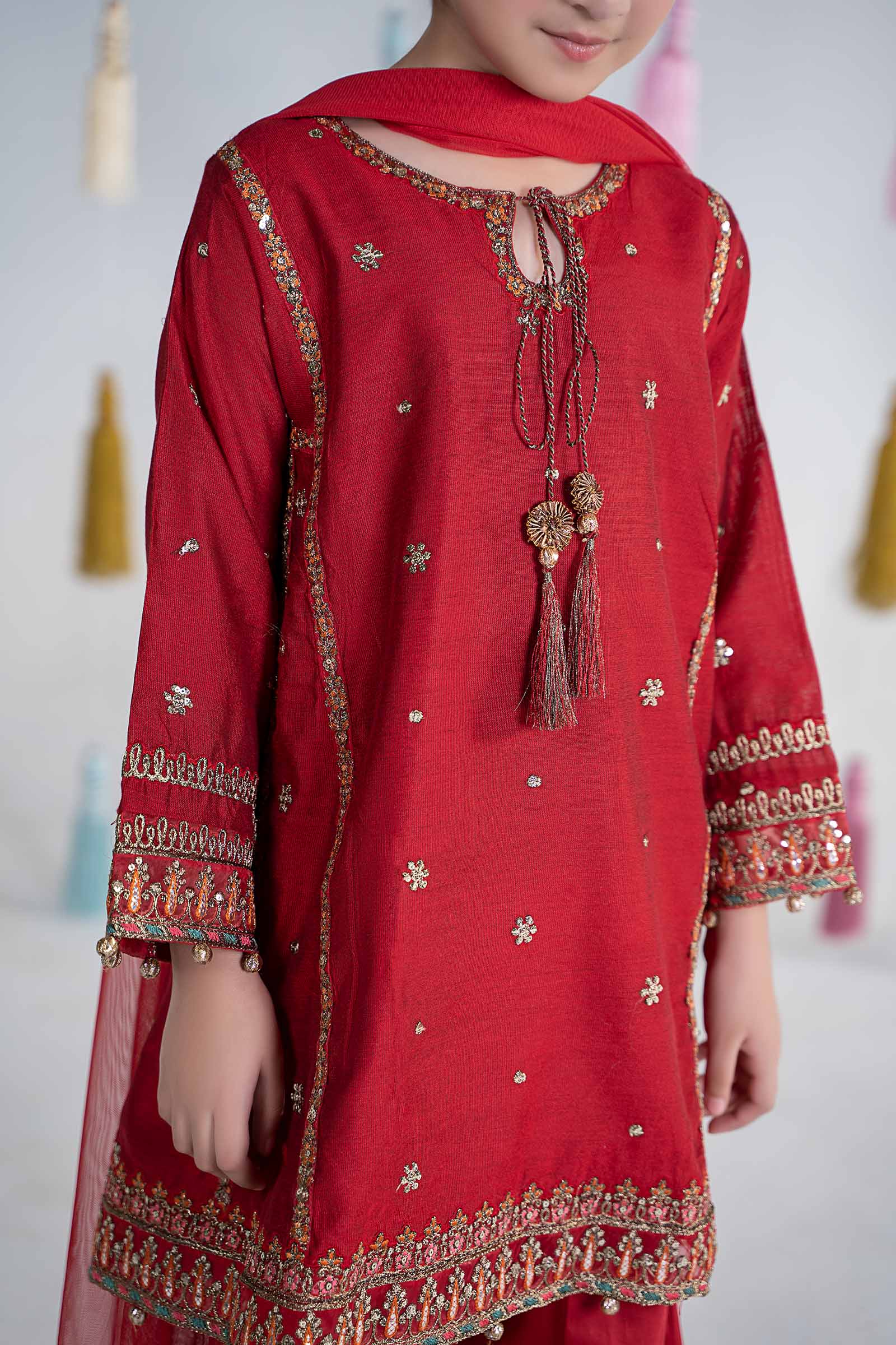 Maria B | 3 Piece Embroidered Yarn Dyed Suit | MKS-EA24-19 - by - Libasekhas UK - Registered Vendor of : Maria B - 100% Original Designer Dresss