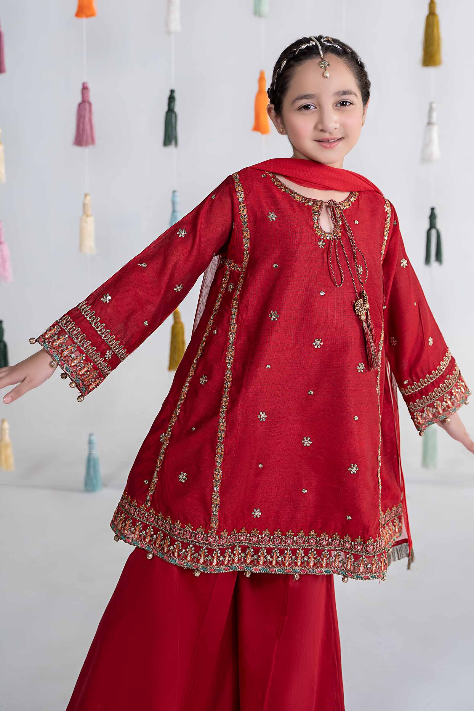 Maria B | 3 Piece Embroidered Yarn Dyed Suit | MKS-EA24-19 - by - Libasekhas UK - Registered Vendor of : Maria B - 100% Original Designer Dresss