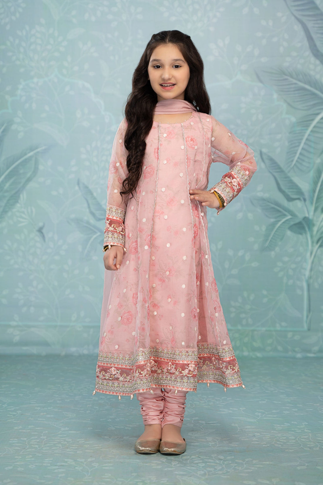 Maria B | 3 Piece Embroidered Lawn | MKS-EF23-03R1 - by - Libasekhas UK - Registered Vendor of : Maria B - 100% Original Designer Dresss