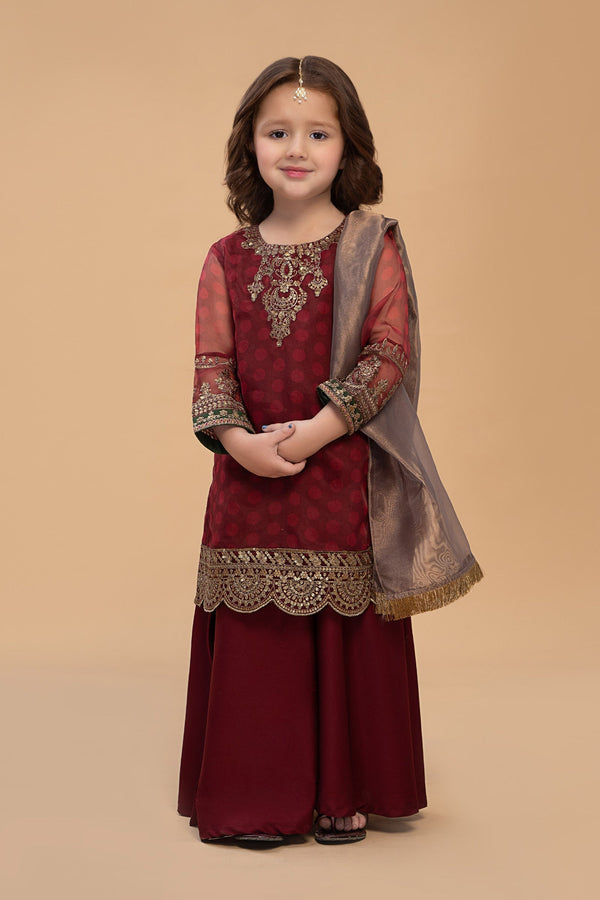 Maria B | 3 Piece Embroidered Lawn Suit | MKS-EF23-06R1 - by - Libasekhas UK - Registered Vendor of : Maria B - 100% Original Designer Dresss