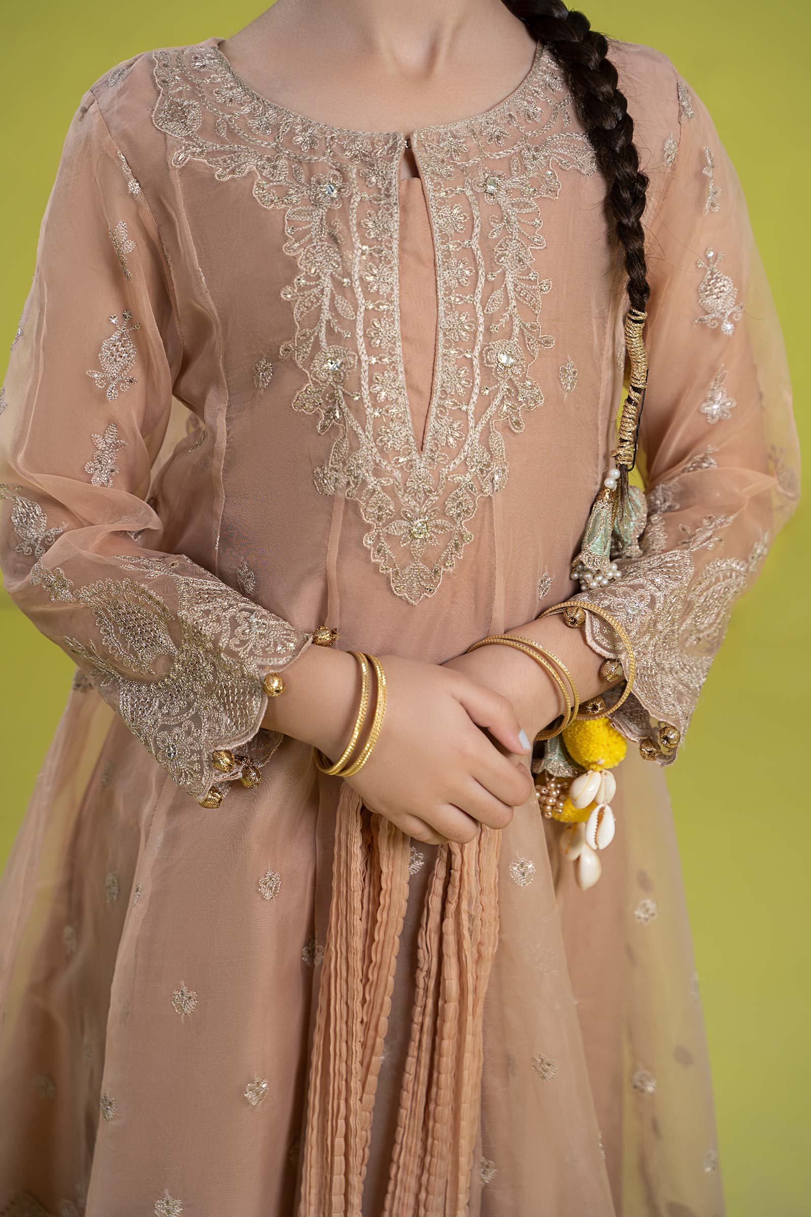 Maria B | 3 Piece Embroidered Organza Suit | MKS-EF24-05 - by - Libasekhas UK - Registered Vendor of : Maria B - 100% Original Designer Dresss