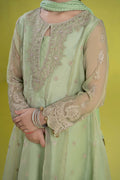 Maria B | 3 Piece Embroidered Organza Suit | MKS-EF24-05 - by - Libasekhas UK - Registered Vendor of : Maria B - 100% Original Designer Dresss