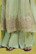 Maria B | 3 Piece Embroidered Organza Suit | MKS-EF24-05 - by - Libasekhas UK - Registered Vendor of : Maria B - 100% Original Designer Dresss