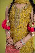 Maria B | 3 Piece Embroidered Organza Suit | MKS-EF24-14 - by - Libasekhas UK - Registered Vendor of : Maria B - 100% Original Designer Dresss