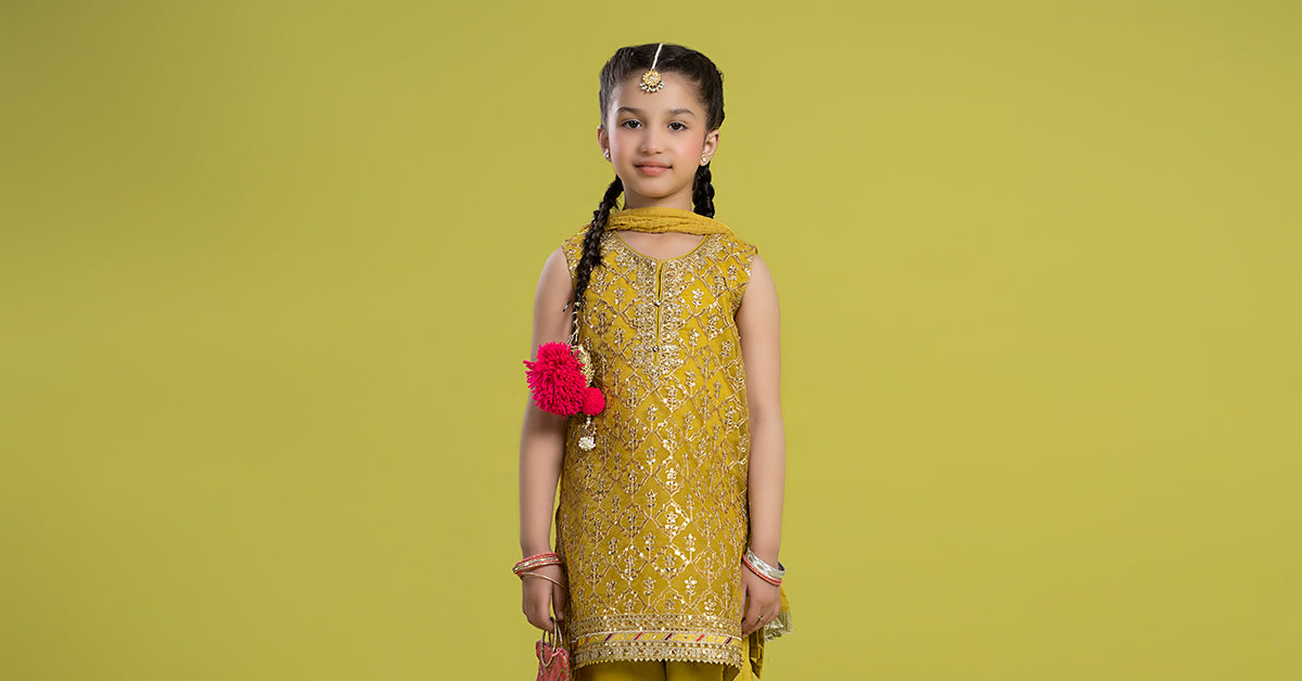 Maria B | 3 Piece Embroidered Organza Suit | MKS-EF24-14 - by - Libasekhas UK - Registered Vendor of : Maria B - 100% Original Designer Dresss