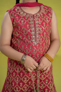 Maria B | 3 Piece Embroidered Organza Suit | MKS-EF24-14 - by - Libasekhas UK - Registered Vendor of : Maria B - 100% Original Designer Dresss