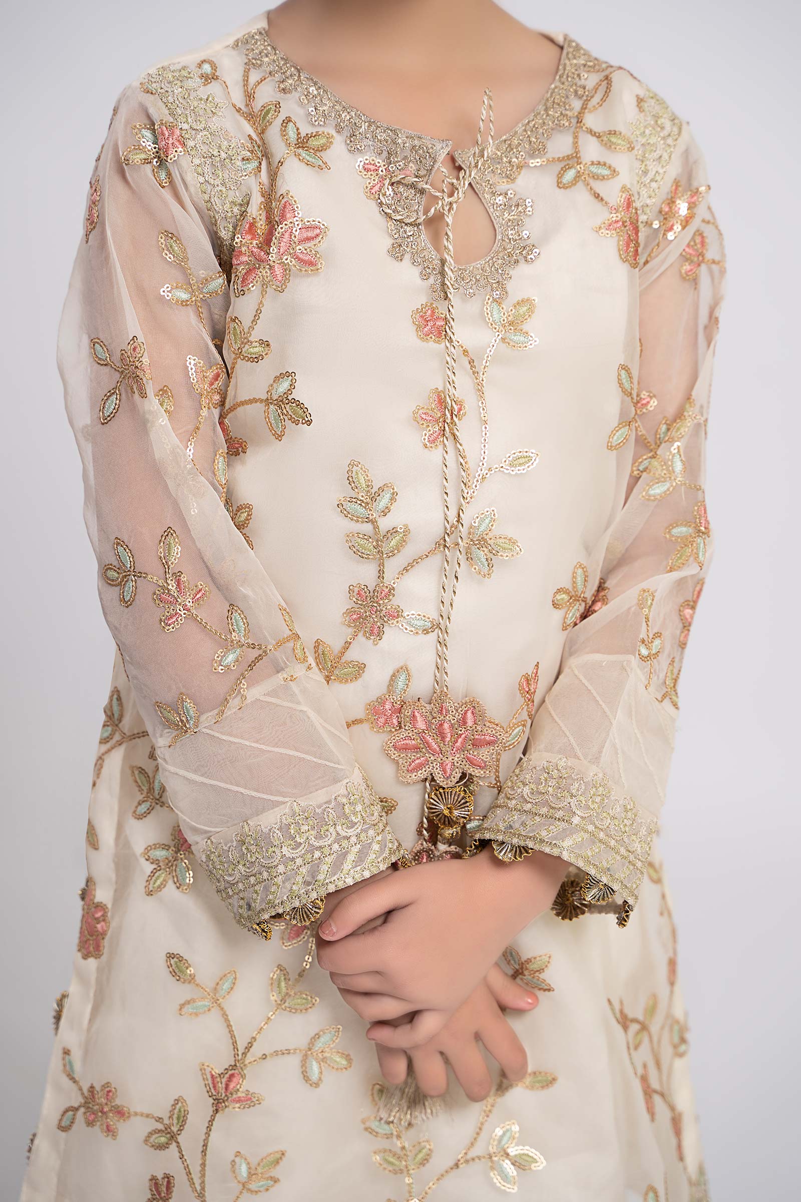 Maria B | 3 Piece Embroidered Organza Suit | MKS-EF24-30 - by - Libasekhas UK - Registered Vendor of : Maria B - 100% Original Designer Dresss