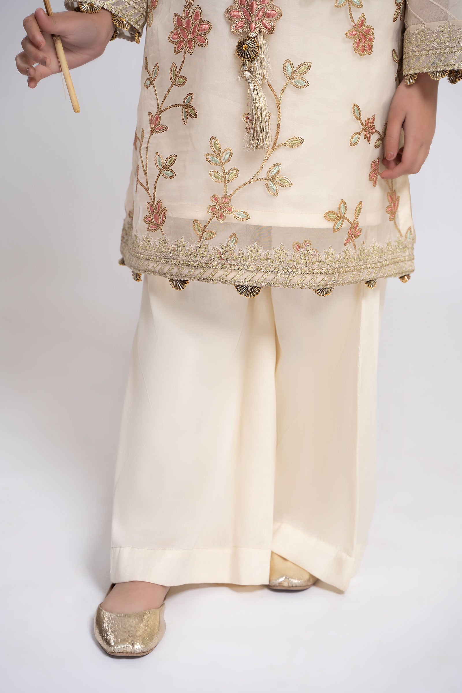 Maria B | 3 Piece Embroidered Organza Suit | MKS-EF24-30 - by - Libasekhas UK - Registered Vendor of : Maria B - 100% Original Designer Dresss