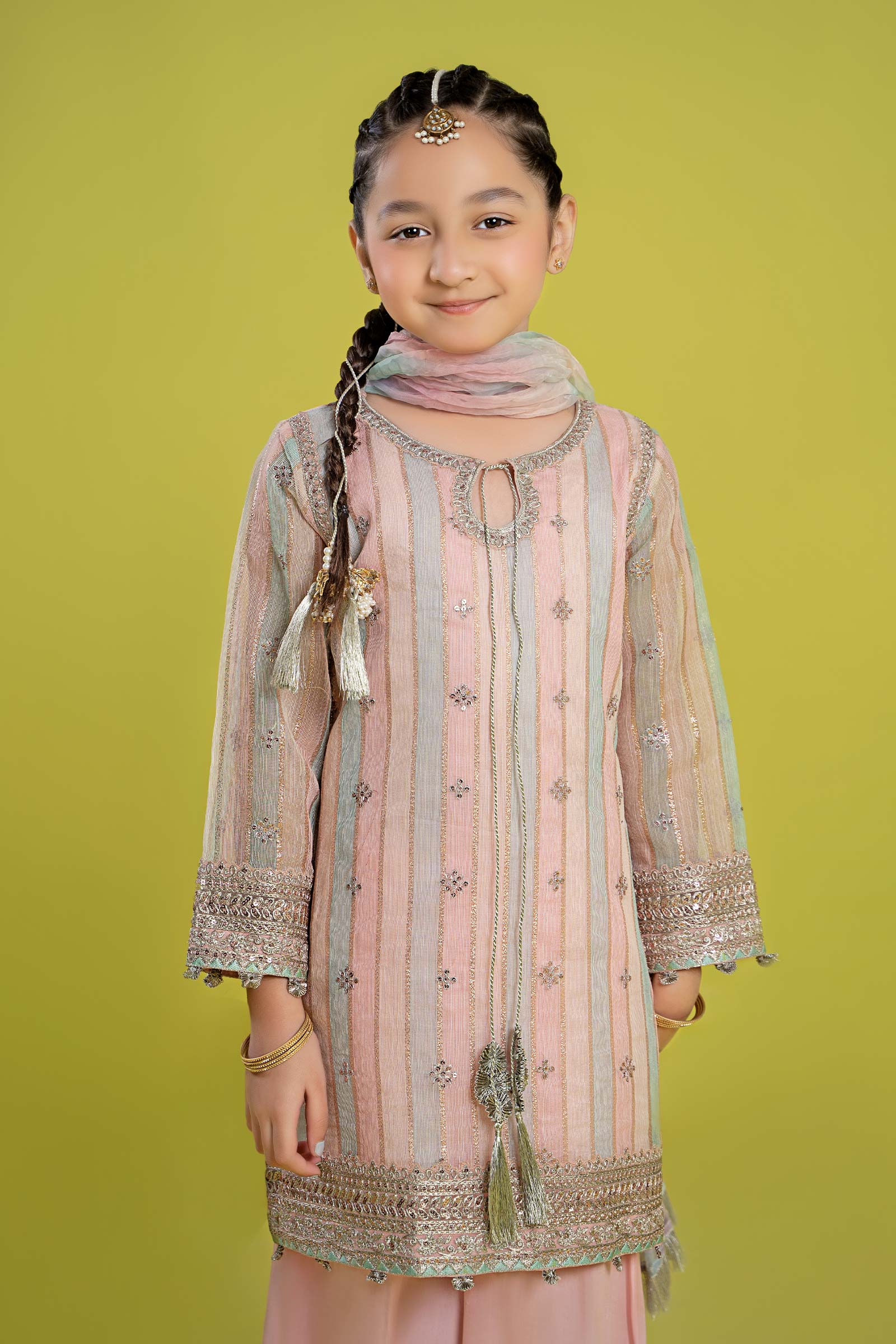Maria B | 3 Piece Embroidered Yarn Dyed Suit | MKS-EF24-32 - by - Libasekhas UK - Registered Vendor of : Maria B - 100% Original Designer Dresss