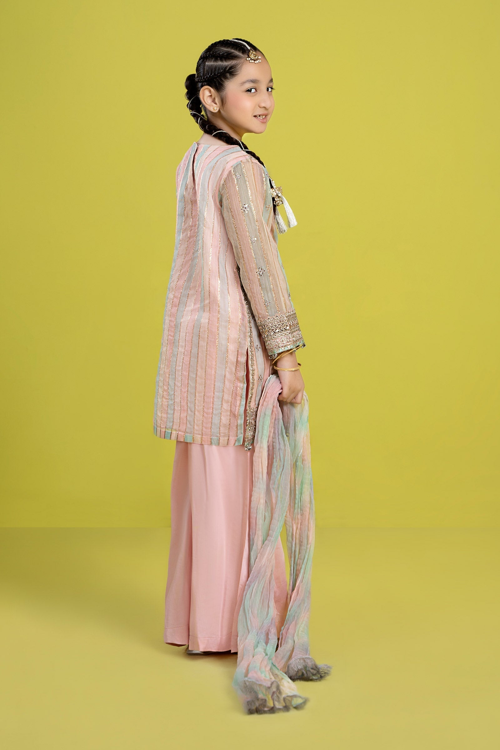 Maria B | 3 Piece Embroidered Yarn Dyed Suit | MKS-EF24-32 - by - Libasekhas UK - Registered Vendor of : Maria B - 100% Original Designer Dresss