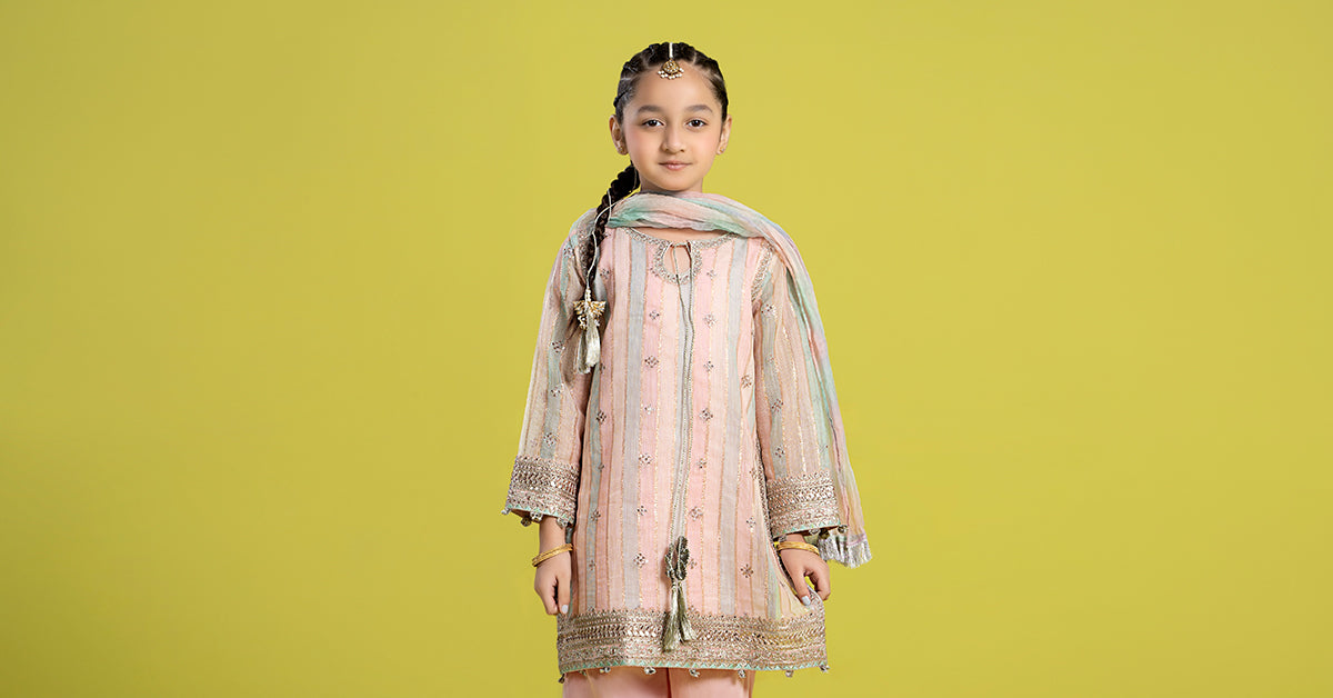 Maria B | 3 Piece Embroidered Yarn Dyed Suit | MKS-EF24-32 - by - Libasekhas UK - Registered Vendor of : Maria B - 100% Original Designer Dresss