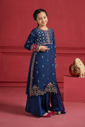 Maria B | Suit Blue MKS-W23-12 - by - Libasekhas UK - Registered Vendor of : Maria B - 100% Original Designer Dresss