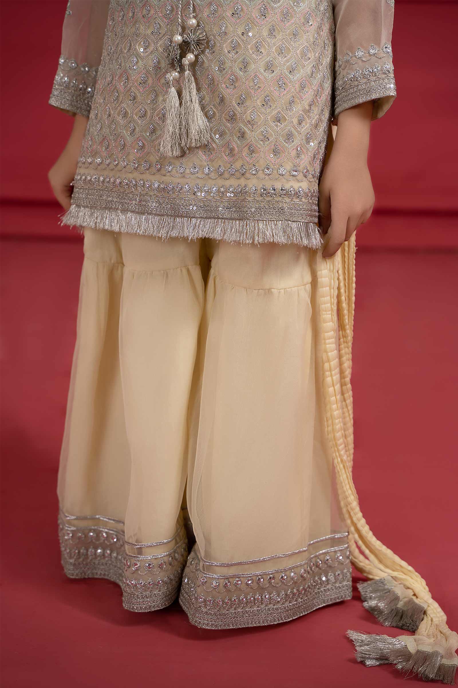 Maria B | Suit Lime Yellow MKS-W23-23 - by - Libasekhas UK - Registered Vendor of : Maria B - 100% Original Designer Dresss