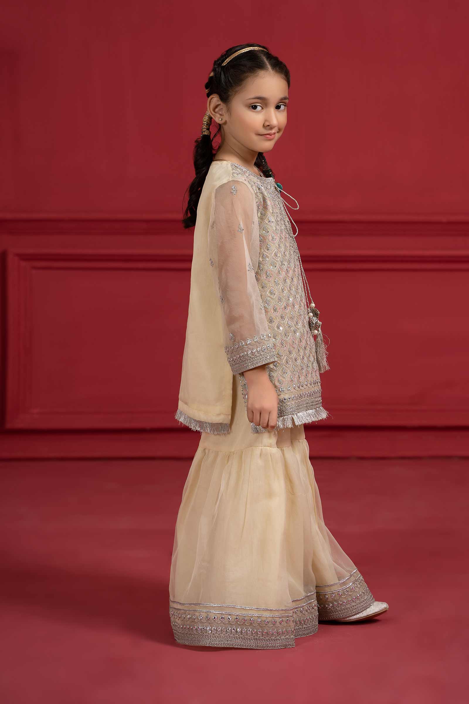 Maria B | Suit Lime Yellow MKS-W23-23 - by - Libasekhas UK - Registered Vendor of : Maria B - 100% Original Designer Dresss