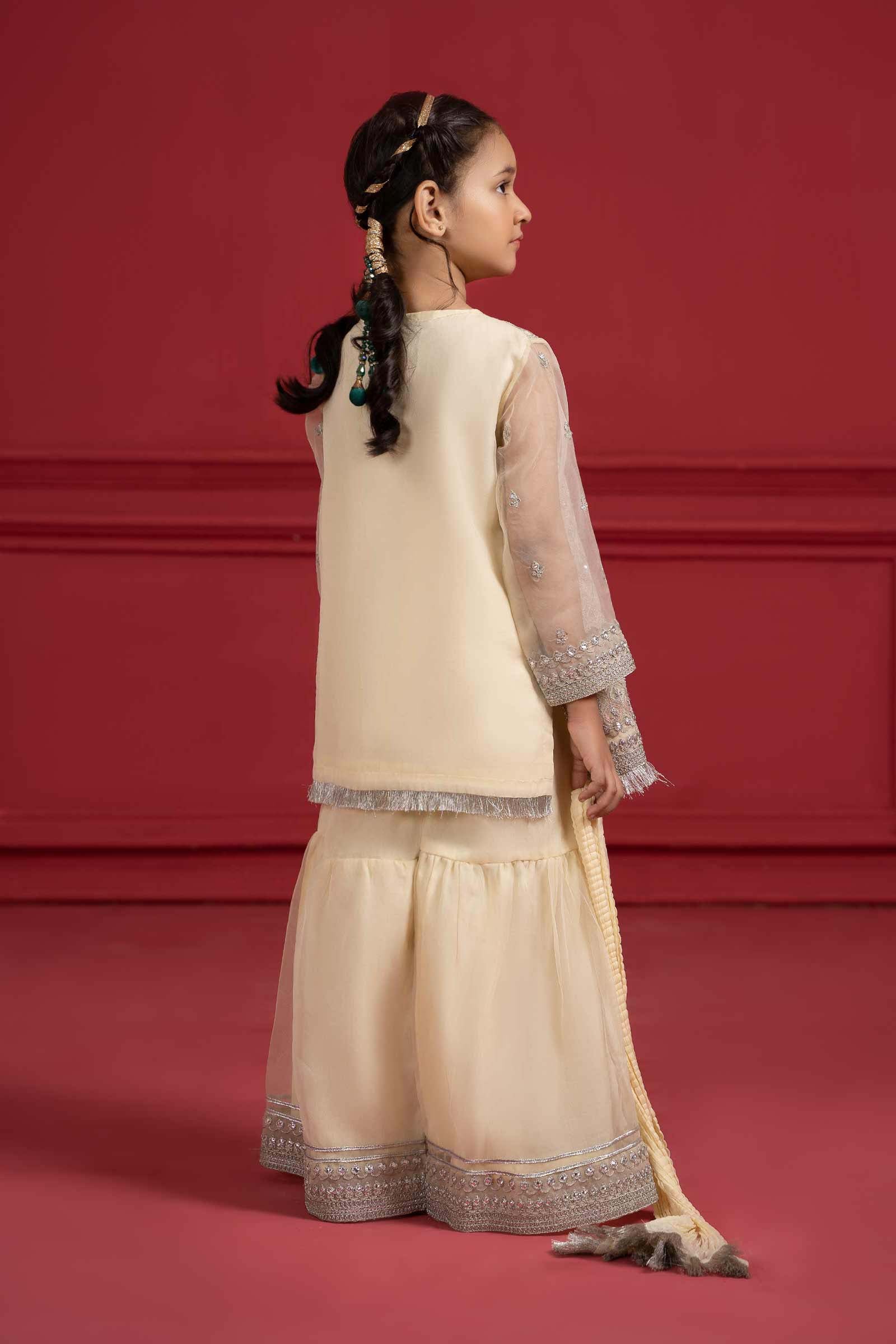 Maria B | Suit Lime Yellow MKS-W23-23 - by - Libasekhas UK - Registered Vendor of : Maria B - 100% Original Designer Dresss