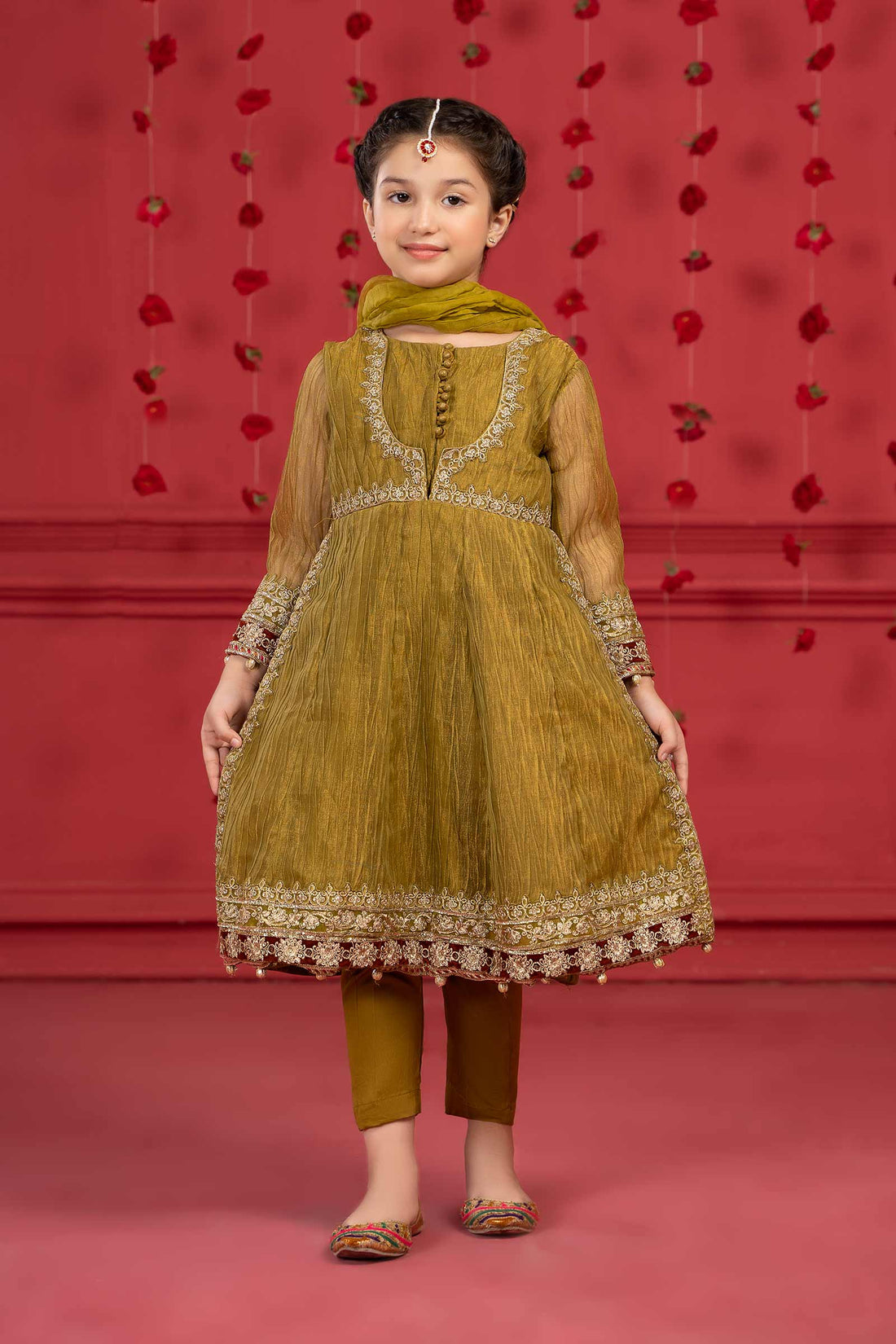 Maria B | Suit Green MKS-W23-33 - by - Libasekhas UK - Registered Vendor of : Maria B - 100% Original Designer Dresss