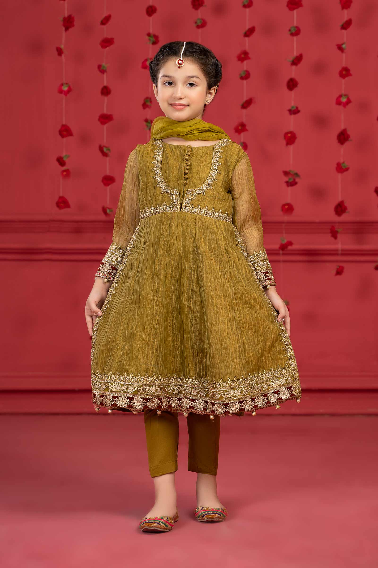 Maria B | Suit Green MKS-W23-33 - by - Libasekhas UK - Registered Vendor of : Maria B - 100% Original Designer Dresss