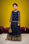 Maria B | Suit Navy Blue MKS-W23-35 - by - Libasekhas UK - Registered Vendor of : Maria B - 100% Original Designer Dresss