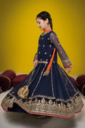Maria B | Suit Navy Blue MKS-W23-35 - by - Libasekhas UK - Registered Vendor of : Maria B - 100% Original Designer Dresss