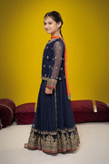 Maria B | Suit Navy Blue MKS-W23-35 - by - Libasekhas UK - Registered Vendor of : Maria B - 100% Original Designer Dresss