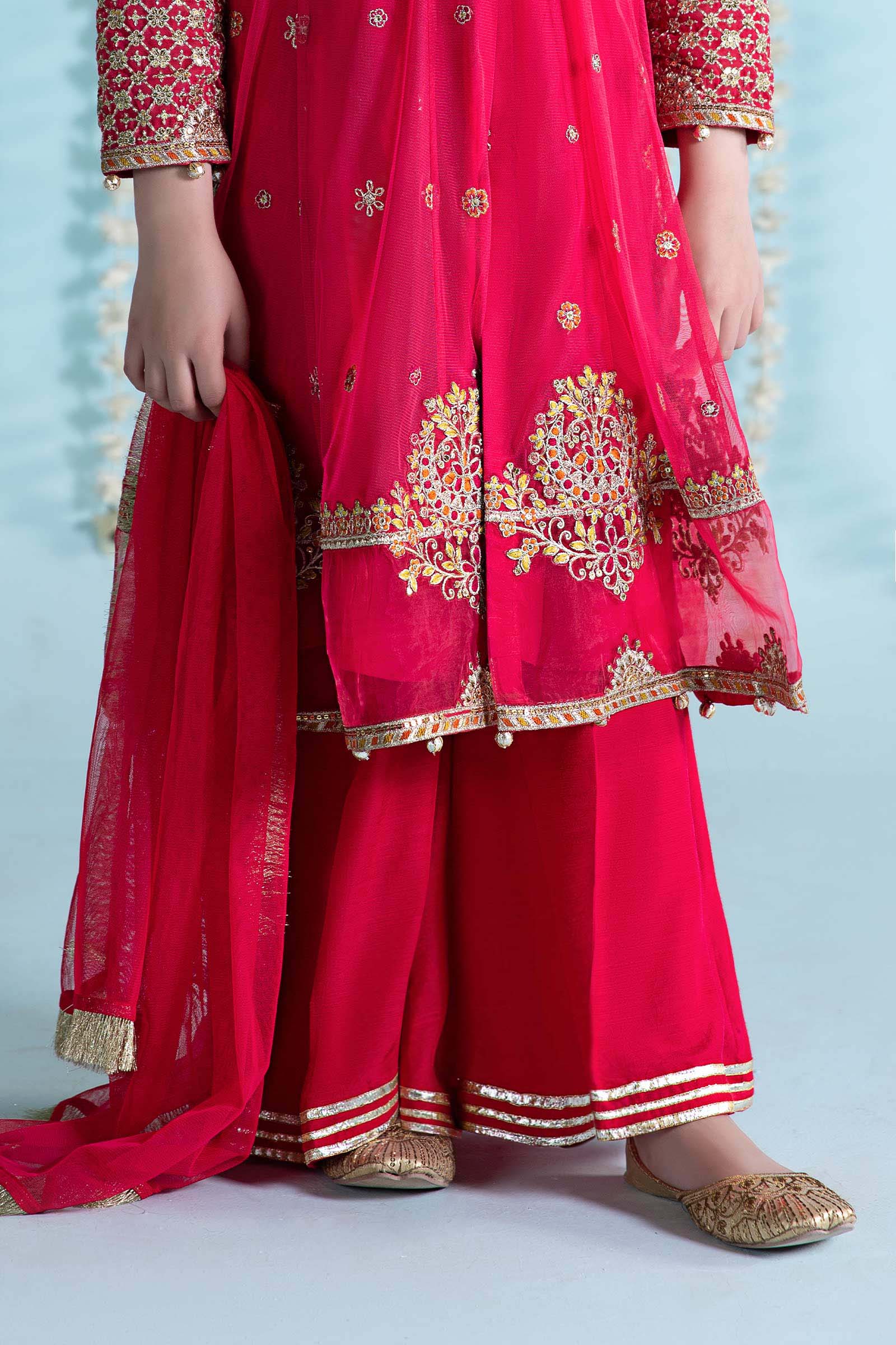 Maria B | 3 Piece Embroidered Net Suit | MKS-EA24-02 - by - Libasekhas UK - Registered Vendor of : Maria B - 100% Original Designer Dresss
