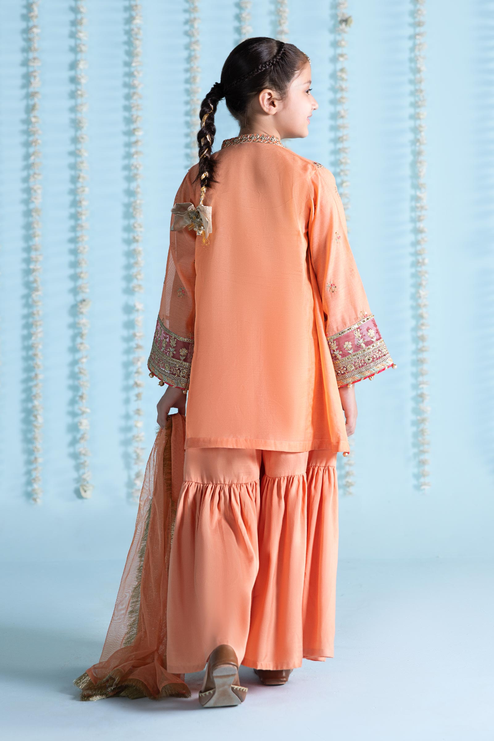 Maria B | 3 Piece Embroidered Paper Cotton Suit | MKS-EA24-04 - by - Libasekhas UK - Registered Vendor of : Maria B - 100% Original Designer Dresss