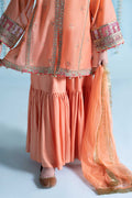 Maria B | 3 Piece Embroidered Paper Cotton Suit | MKS-EA24-04 - by - Libasekhas UK - Registered Vendor of : Maria B - 100% Original Designer Dresss