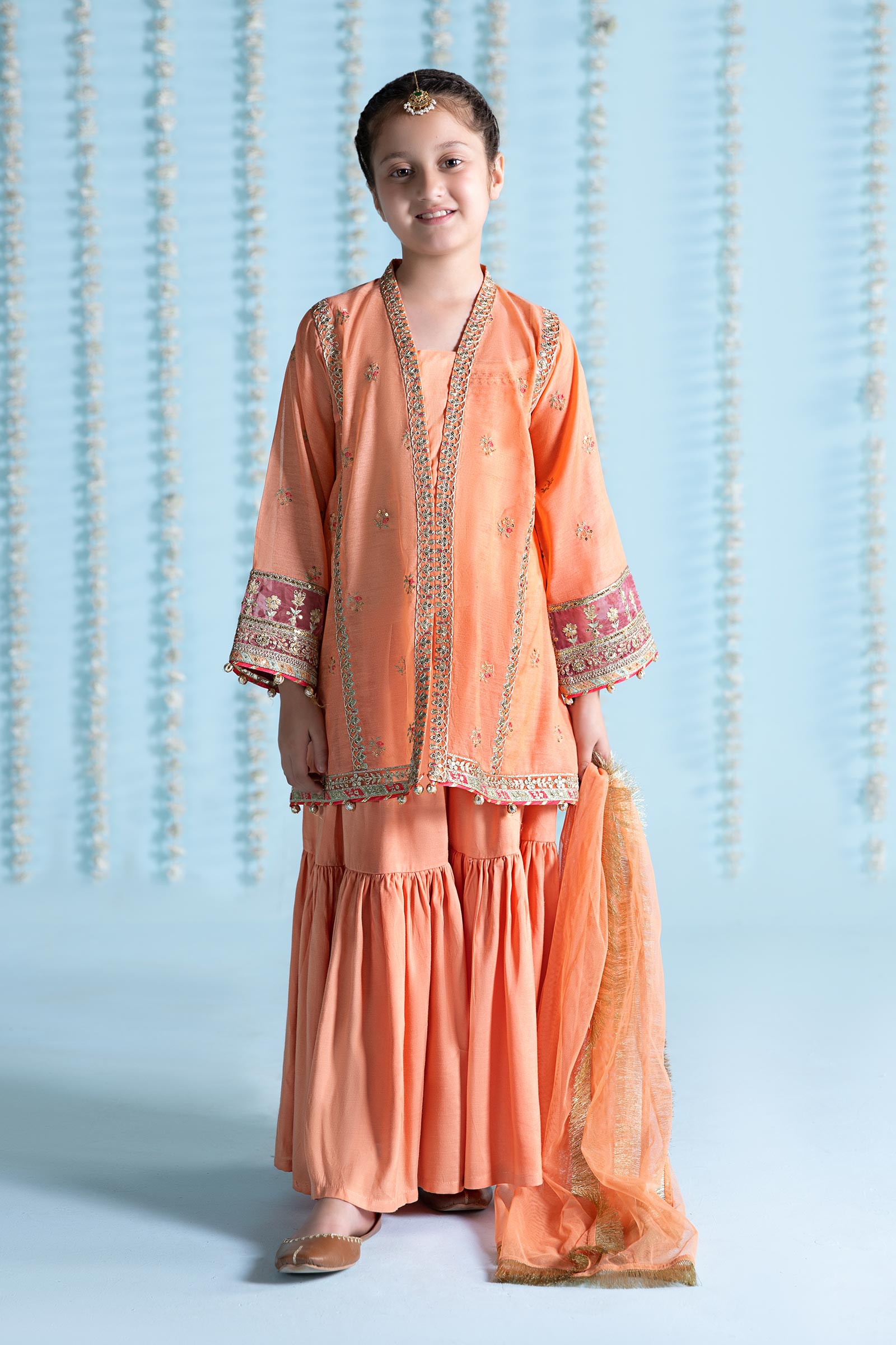 Maria B | 3 Piece Embroidered Paper Cotton Suit | MKS-EA24-04 - by - Libasekhas UK - Registered Vendor of : Maria B - 100% Original Designer Dresss