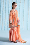 Maria B | 3 Piece Embroidered Paper Cotton Suit | MKS-EA24-04 - by - Libasekhas UK - Registered Vendor of : Maria B - 100% Original Designer Dresss