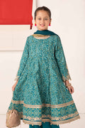 Maria B | 3 Piece Printed Raw Silk Suit | MKS-EA24-05 - by - Libasekhas UK - Registered Vendor of : Maria B - 100% Original Designer Dresss