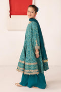 Maria B | 3 Piece Printed Raw Silk Suit | MKS-EA24-05 - by - Libasekhas UK - Registered Vendor of : Maria B - 100% Original Designer Dresss
