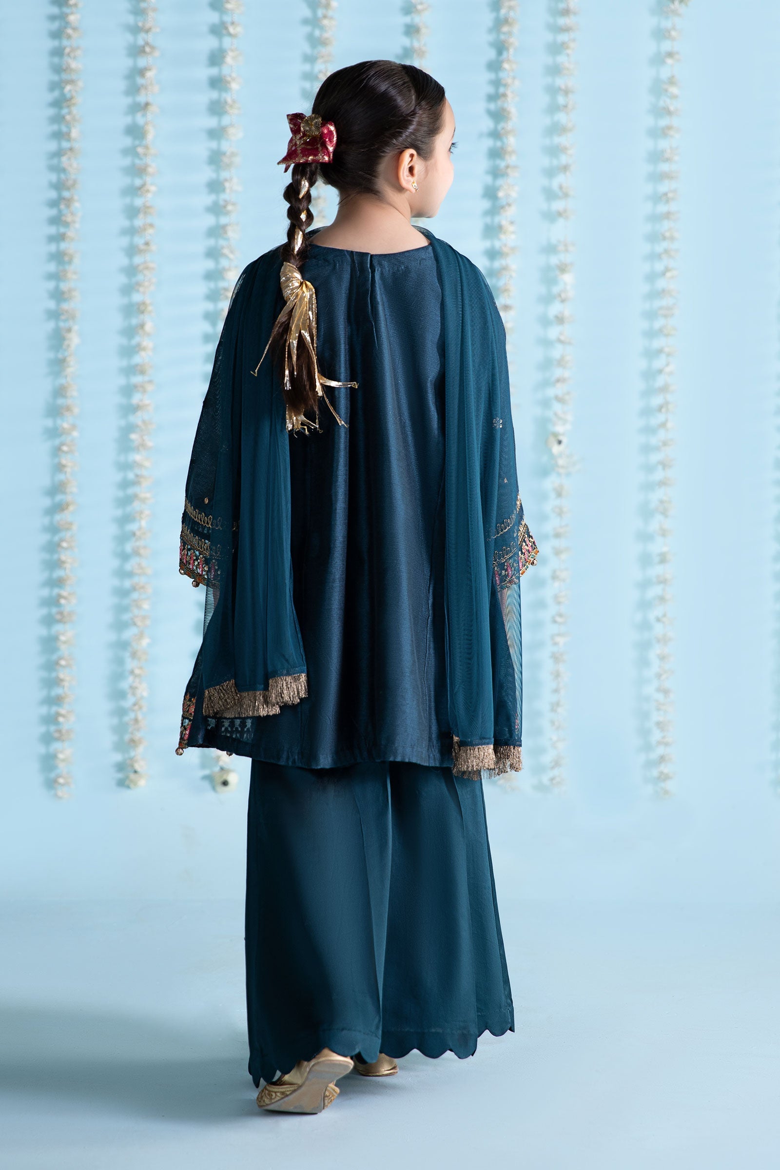 Maria B | 3 Piece Embroidered Yarn Dyed Suit | MKS-EA24-19 - by - Libasekhas UK - Registered Vendor of : Maria B - 100% Original Designer Dresss