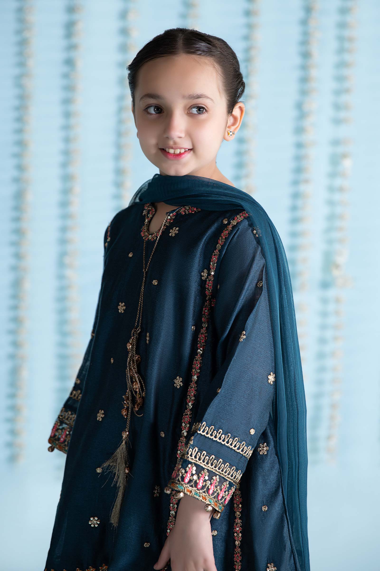 Maria B | 3 Piece Embroidered Yarn Dyed Suit | MKS-EA24-19 - by - Libasekhas UK - Registered Vendor of : Maria B - 100% Original Designer Dresss