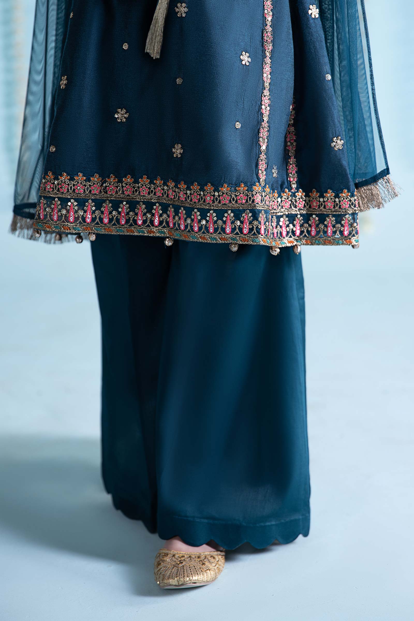 Maria B | 3 Piece Embroidered Yarn Dyed Suit | MKS-EA24-19 - by - Libasekhas UK - Registered Vendor of : Maria B - 100% Original Designer Dresss