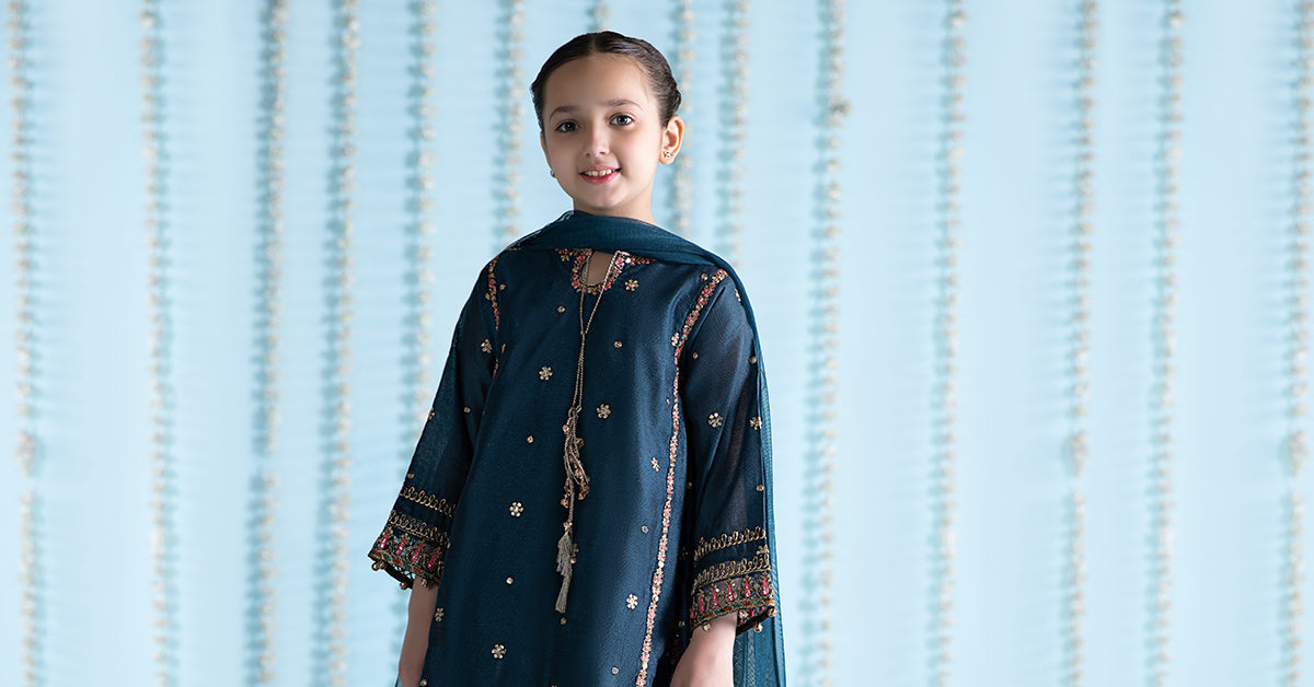 Maria B | 3 Piece Embroidered Yarn Dyed Suit | MKS-EA24-19 - by - Libasekhas UK - Registered Vendor of : Maria B - 100% Original Designer Dresss
