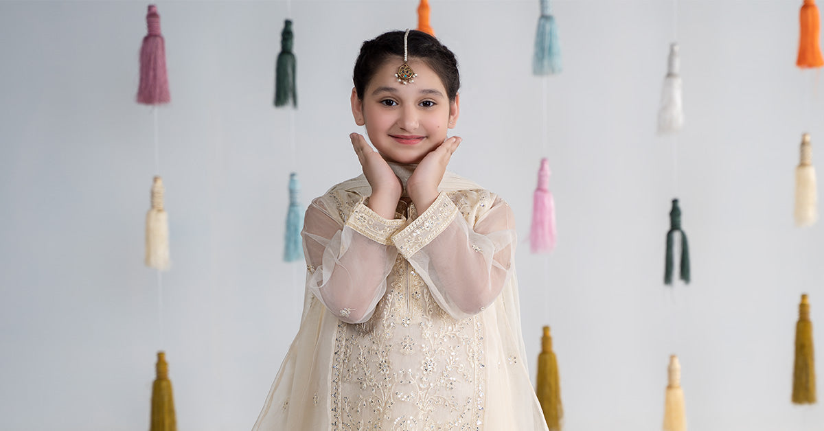 Maria B | 3 Piece Embroidered Organza Suit | MKS-EA24-25 - by - Libasekhas UK - Registered Vendor of : Maria B - 100% Original Designer Dresss
