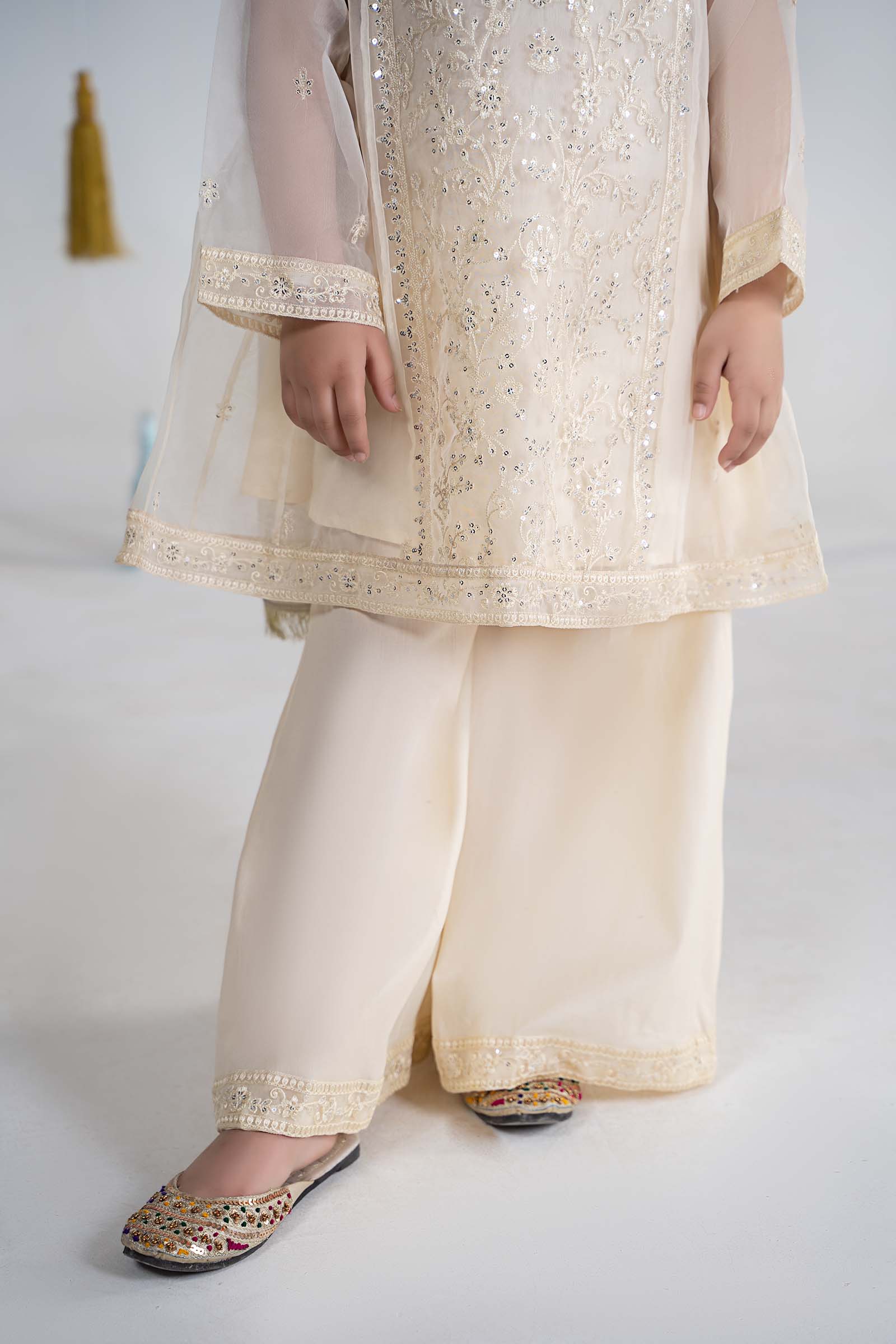 Maria B | 3 Piece Embroidered Organza Suit | MKS-EA24-25 - by - Libasekhas UK - Registered Vendor of : Maria B - 100% Original Designer Dresss