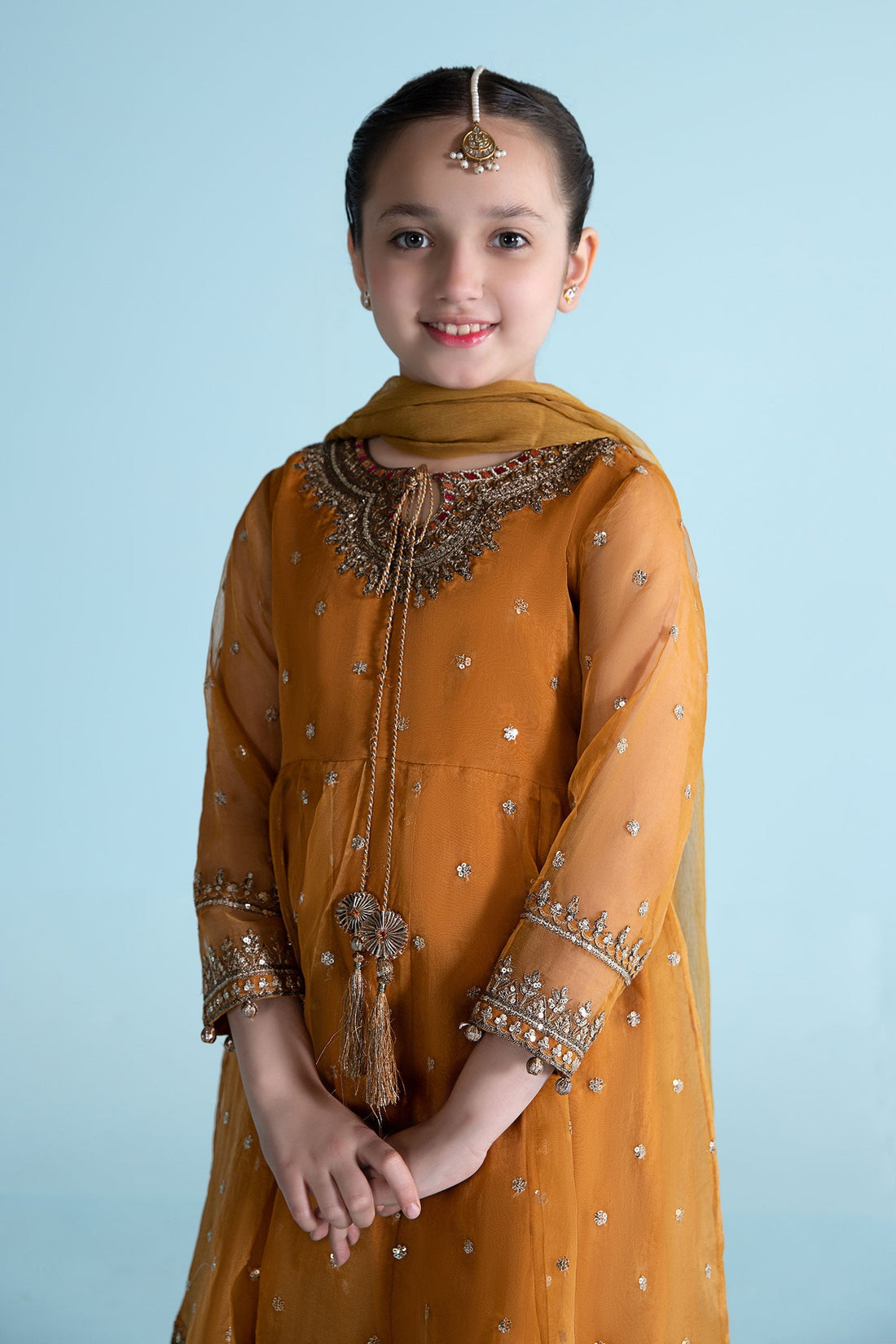 Maria B | 3 Piece Embroidered Organza Suit | MKS-EA24-28 - by - Libasekhas UK - Registered Vendor of : Maria B - 100% Original Designer Dresss