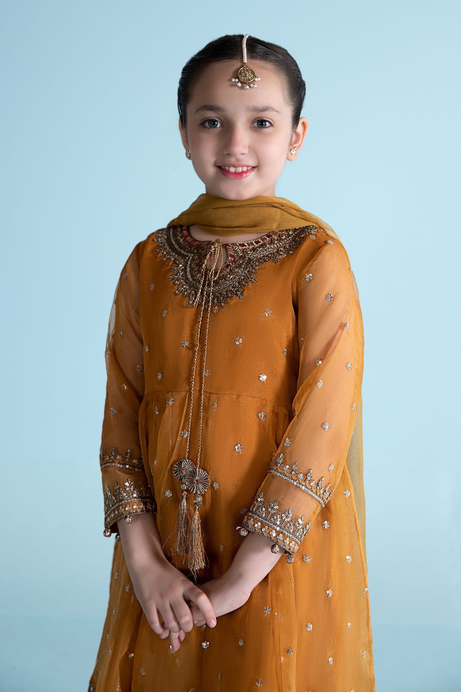 Maria B | 3 Piece Embroidered Organza Suit | MKS-EA24-28 - by - Libasekhas UK - Registered Vendor of : Maria B - 100% Original Designer Dresss