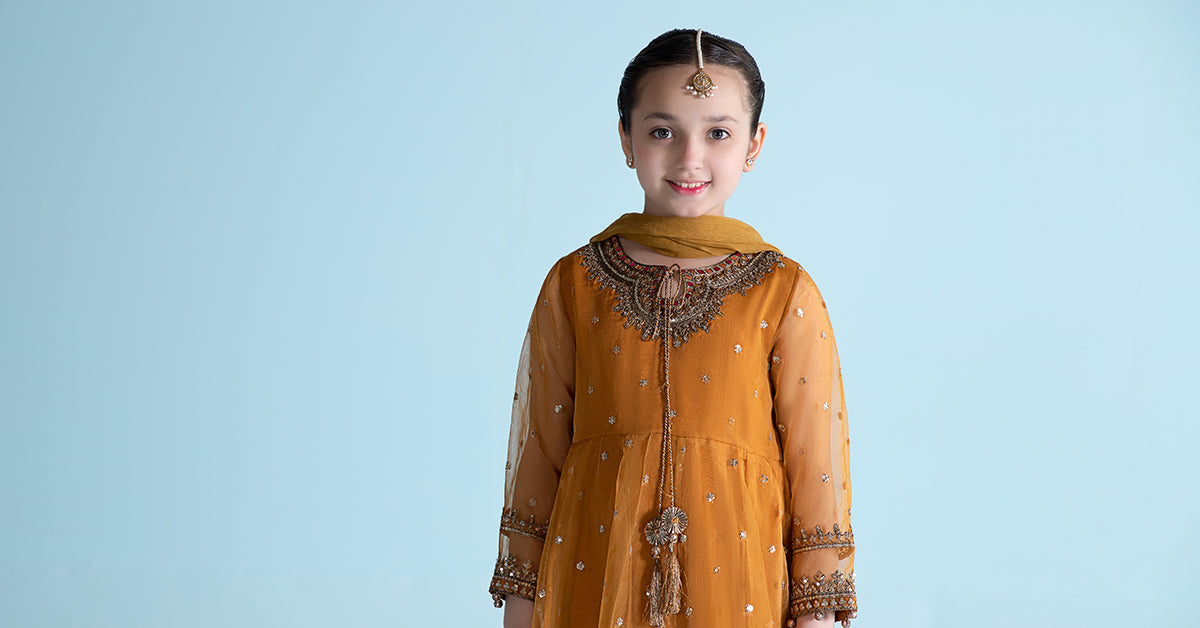 Maria B | 3 Piece Embroidered Organza Suit | MKS-EA24-28 - by - Libasekhas UK - Registered Vendor of : Maria B - 100% Original Designer Dresss