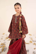 kids-clothes-mks-ea26-05-maroon by Maria B Kids - Designer Dress  - Type : KidsClothes - Available at Libasekhas UK - 100% Original 